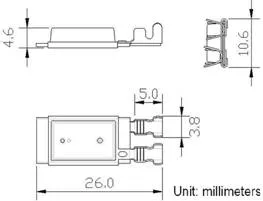 High Temperature Resistance Bimetal Thermal Protector Motor Protector