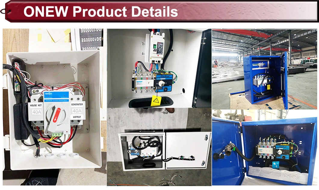 Automatic Dual Power 100AMP ATS Transfer Switch Change Over Circuit Breakers