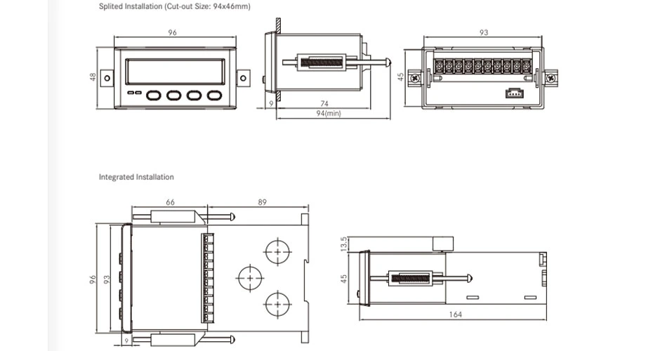 Smart Protective Motor LCD Display Motor Protector with RS485