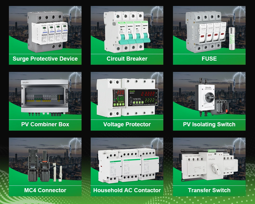 High Quality 2p 4p 63A 125A ATS Controller Automatic Transfer Switch Dual Power Changeover Switch CB Class