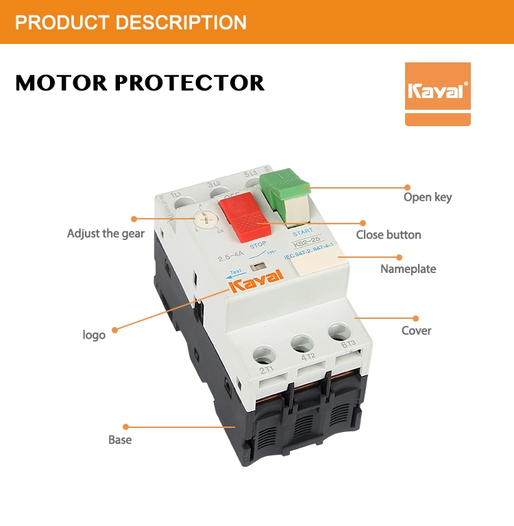 Gv2me 3 Phase MPCB Motor Protector Circuit Breaker Motor Starter