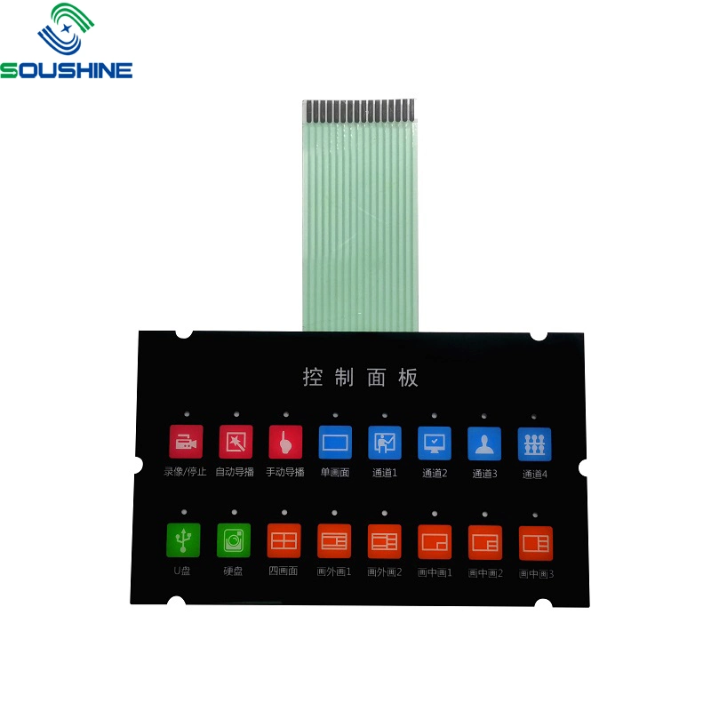 High Quality Membrane Switch Module with FPC Cable