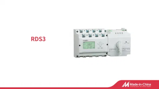 RDS3 Series Automatic Transfer Switch, Motorized Changeover Switch